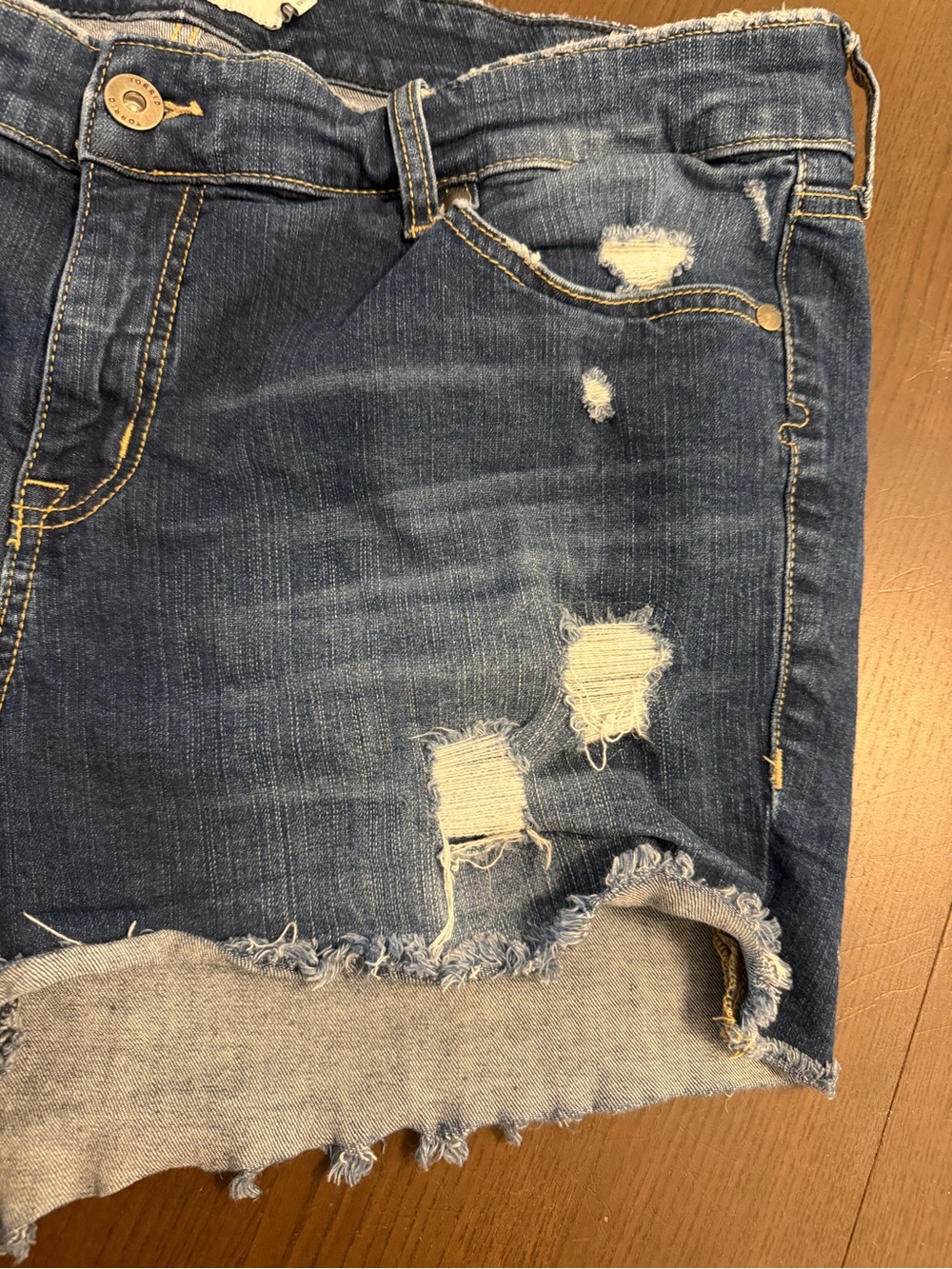 Torrid Cut Off Shorts - Picture 3 of 9